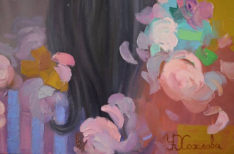 Original Figurative Women Painting by Uliana Khokhlova