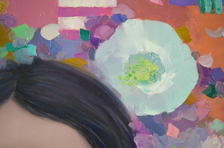 Original Figurative Women Painting by Uliana Khokhlova
