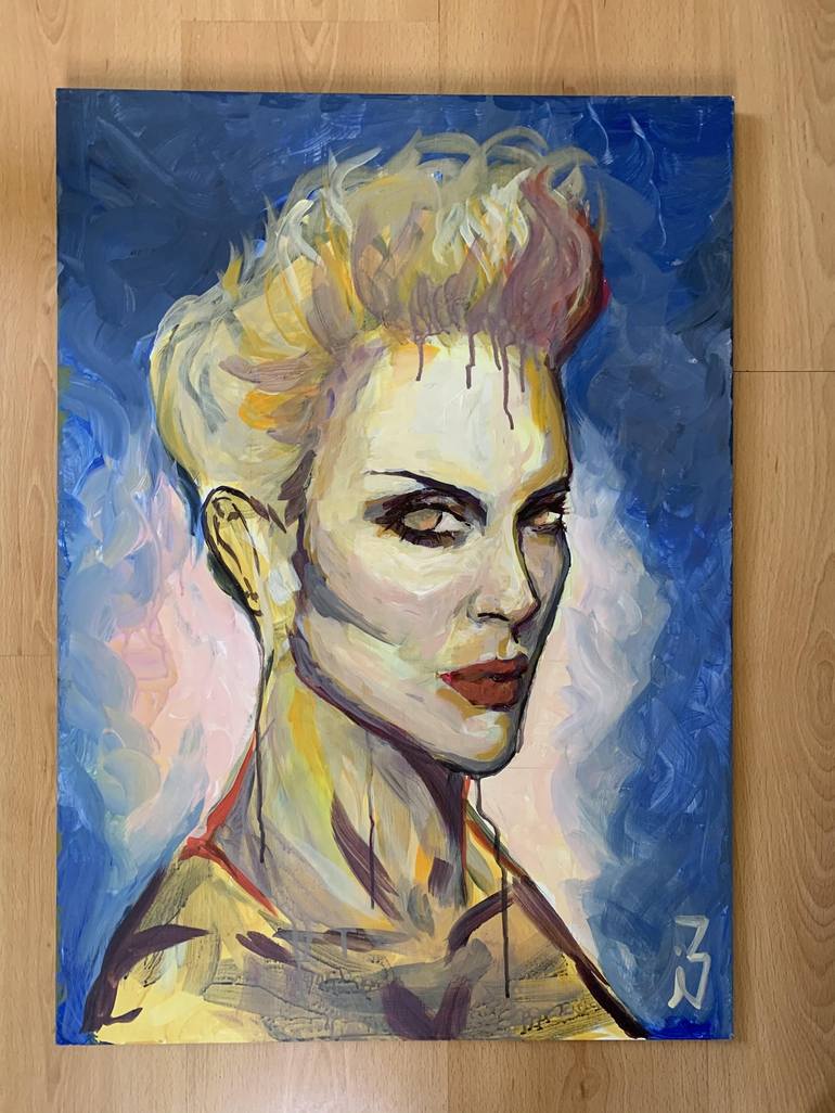 Original Women Painting by Isidora Axis