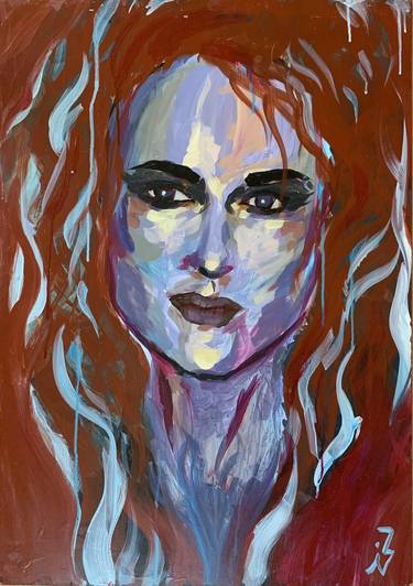 Original Expressionism Women Paintings by Isidora Axis