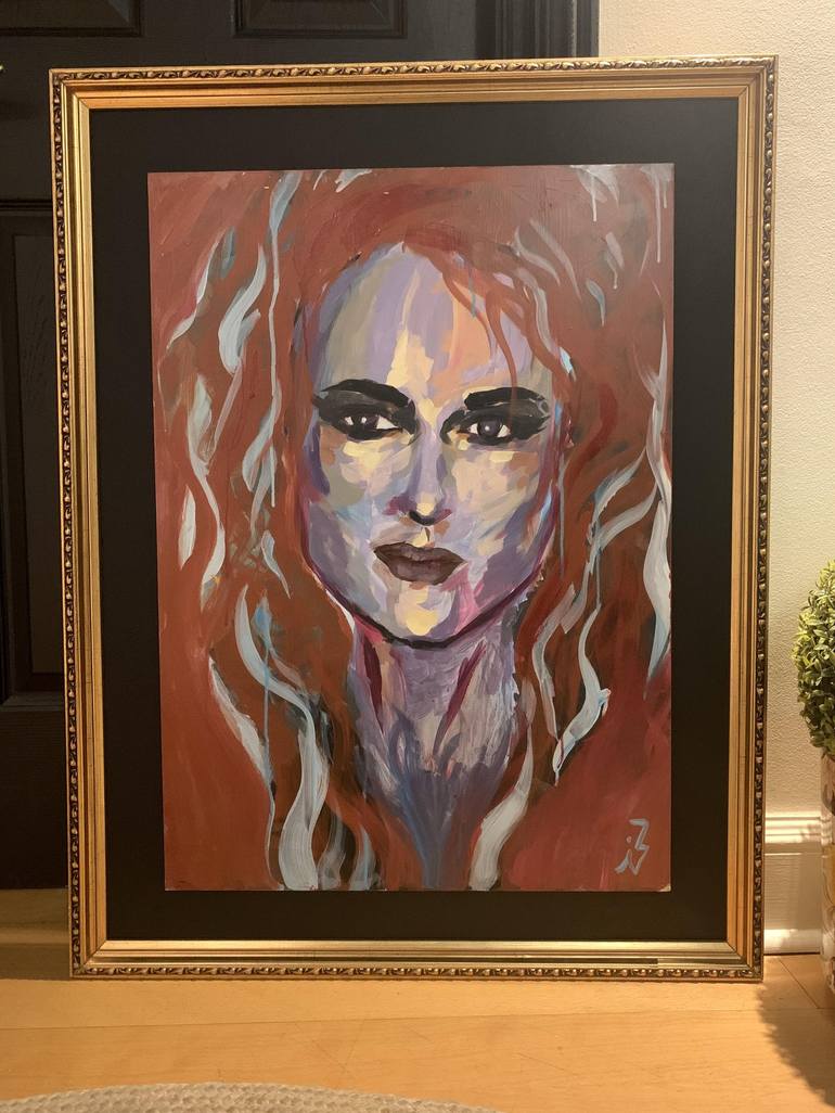 Original Women Painting by Isidora Axis