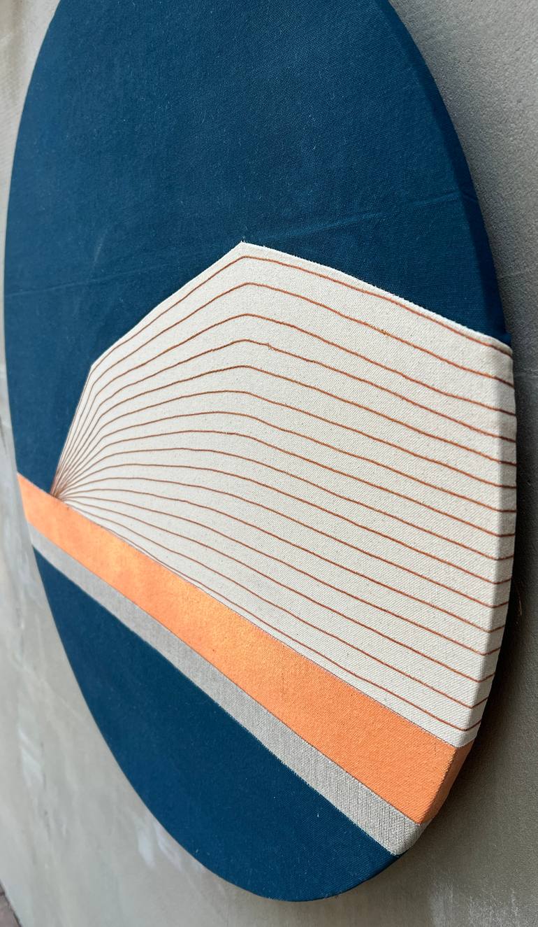 Original Abstract Landscape Collage by Olya Tereschuk