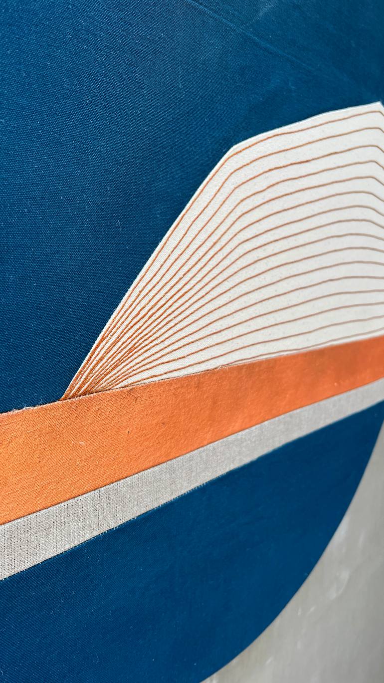 Original Abstract Landscape Collage by Olya Tereschuk