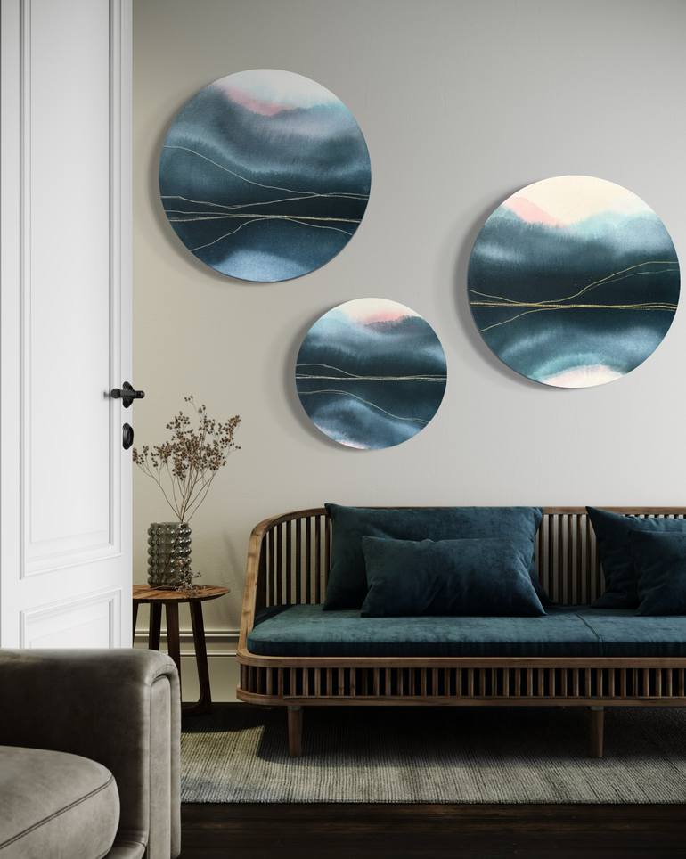 Original Conceptual Abstract Painting by Olya Tereschuk