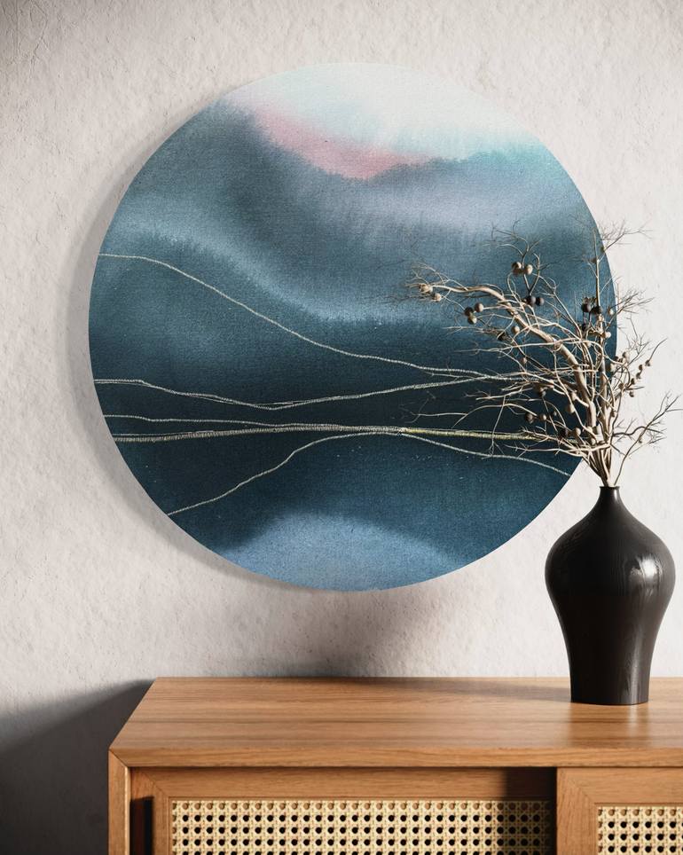 Original Conceptual Abstract Painting by Olya Tereschuk