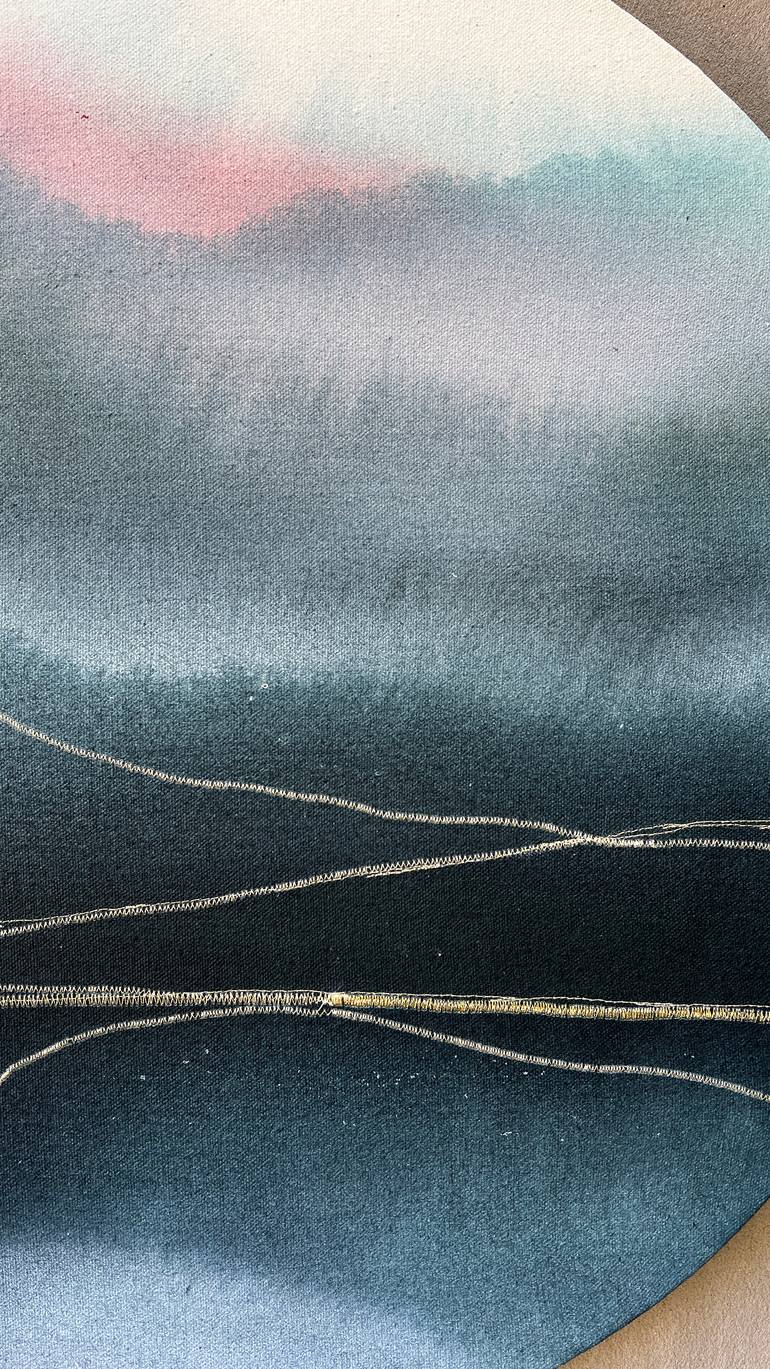 Original Conceptual Abstract Painting by Olya Tereschuk