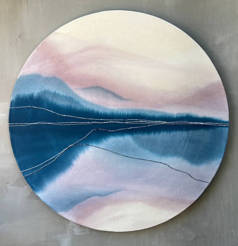 Original Conceptual Abstract Painting by Olya Tereschuk