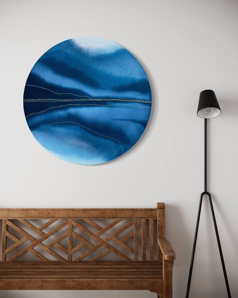 Original Conceptual Abstract Painting by Olya Tereschuk