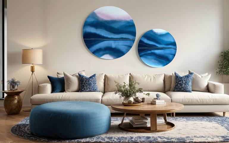 Original Conceptual Abstract Painting by Olya Tereschuk