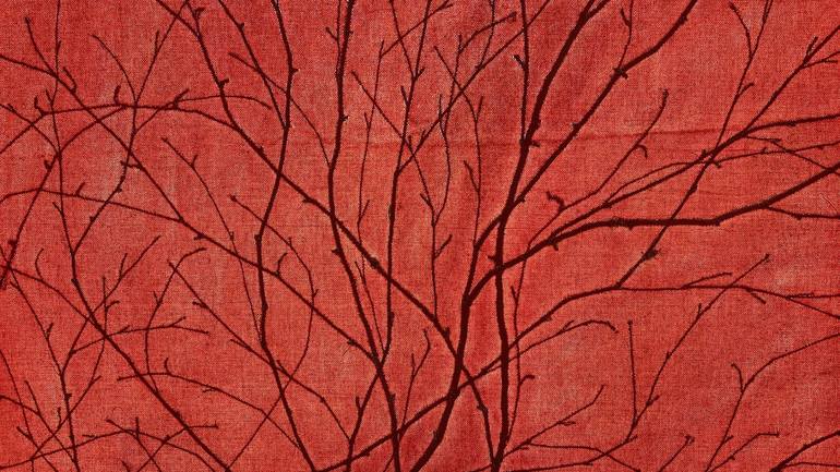 Original Abstract Nature Mixed Media by Olya Tereschuk