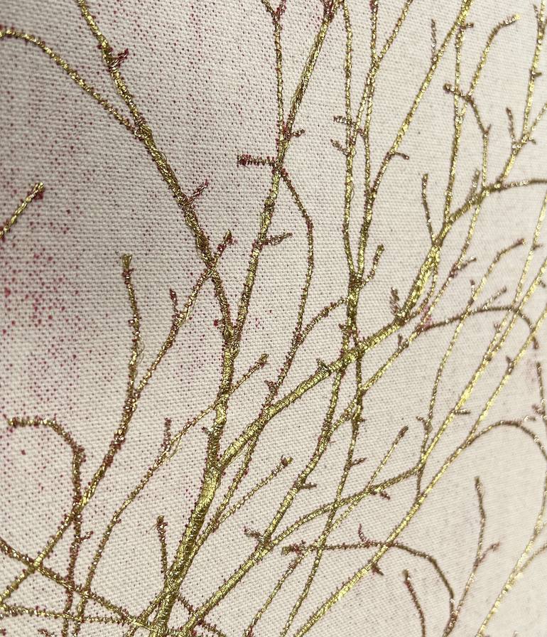 Original Abstract Nature Mixed Media by Olya Tereschuk