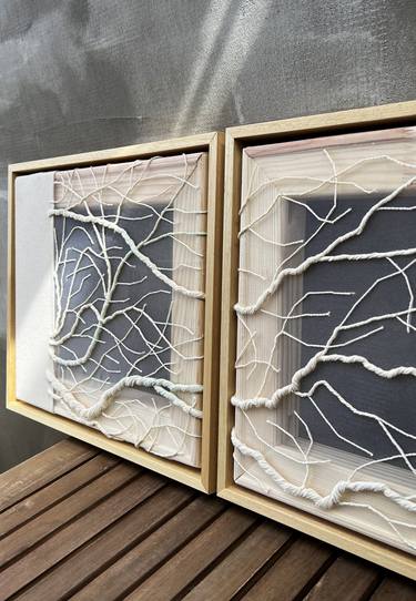 Original Abstract Nature Sculpture by Olya Tereschuk