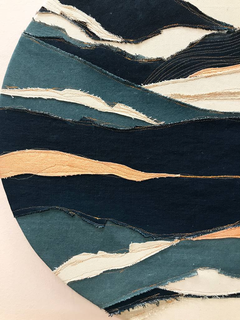 Original Abstract Landscape Collage by Olya Tereschuk