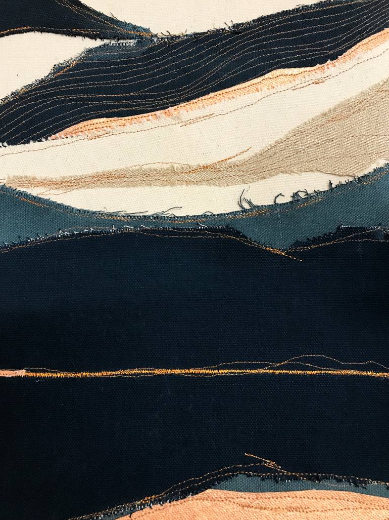 Original Abstract Landscape Collage by Olya Tereschuk