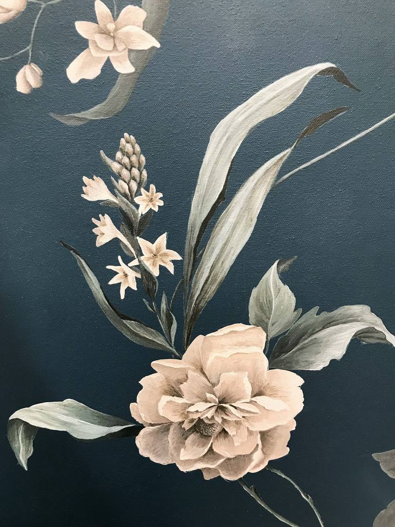 Original Floral Painting by Olya Tereschuk