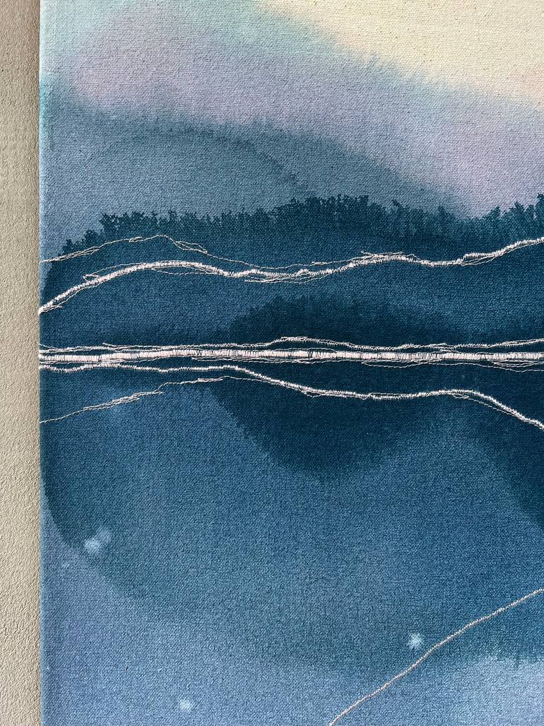 Original Abstract Landscape Painting by Olya Tereschuk