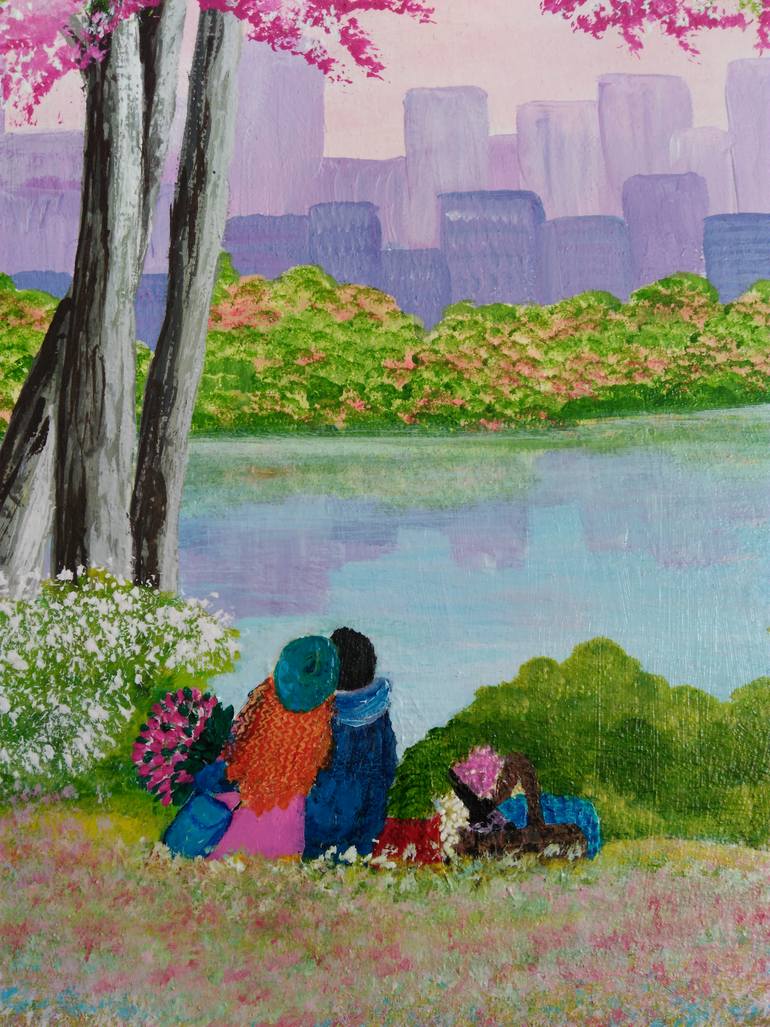 Original Impressionism Nature Painting by Kateryna Feher Yosypivna