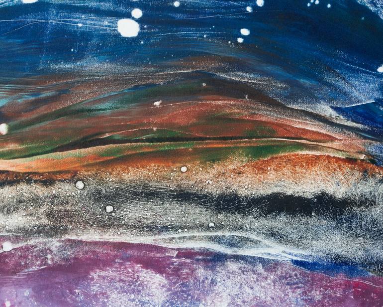 Original Abstract Expressionism Abstract Printmaking by Anna Wingfield