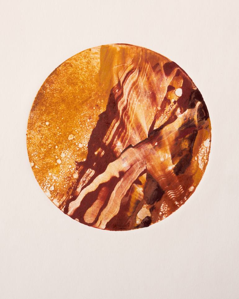 Original Abstract Expressionism Abstract Printmaking by Anna Wingfield