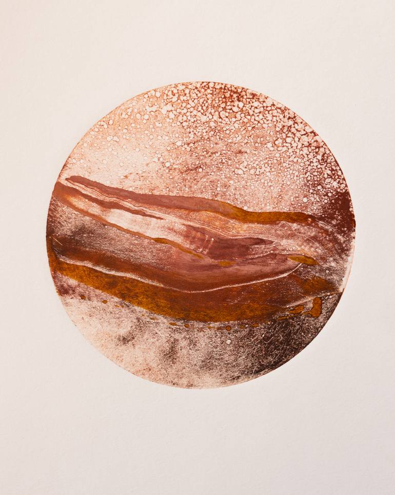Original Abstract Expressionism Abstract Printmaking by Anna Wingfield