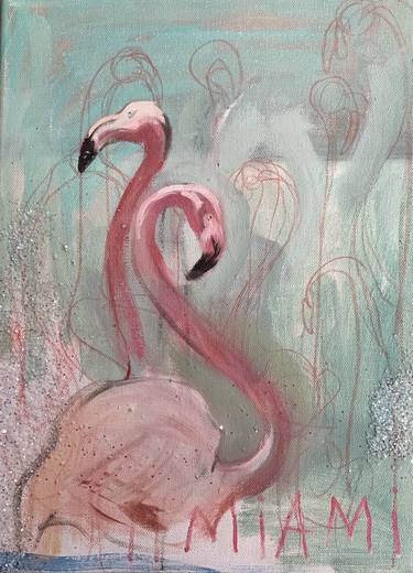 Original Animal Paintings by Jessica Niello- White
