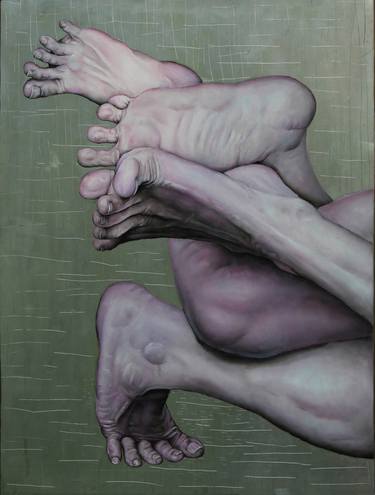 Original Figurative Body Painting by James Russell May