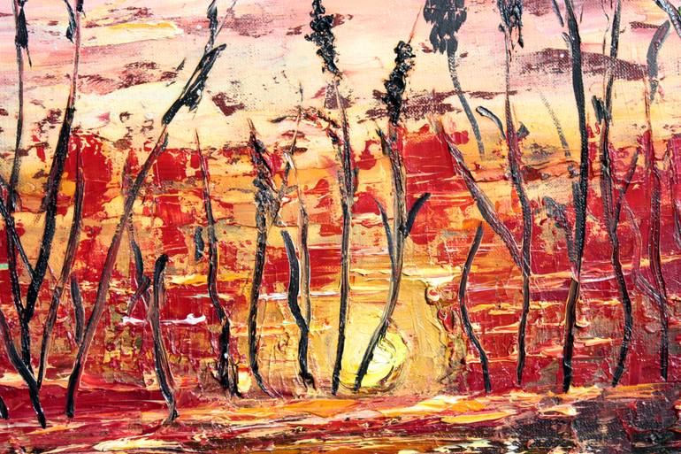 Original Abstract Nature Painting by Alina Shkarbatova