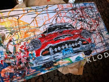 Print of Car Paintings by Julia KLODCHIK