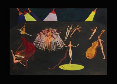 Print of Figurative Music Paintings by Ona Lodge