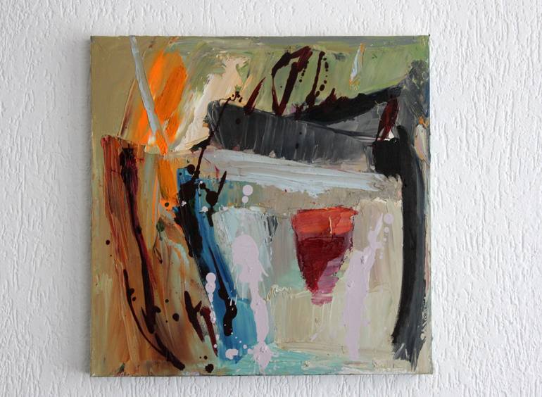 Original Conceptual Abstract Painting by Ona Lodge