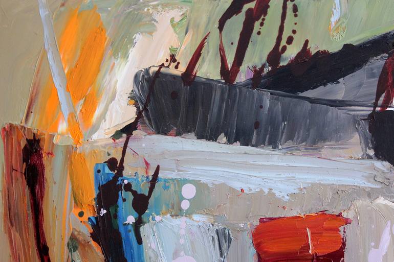 Original Conceptual Abstract Painting by Ona Lodge