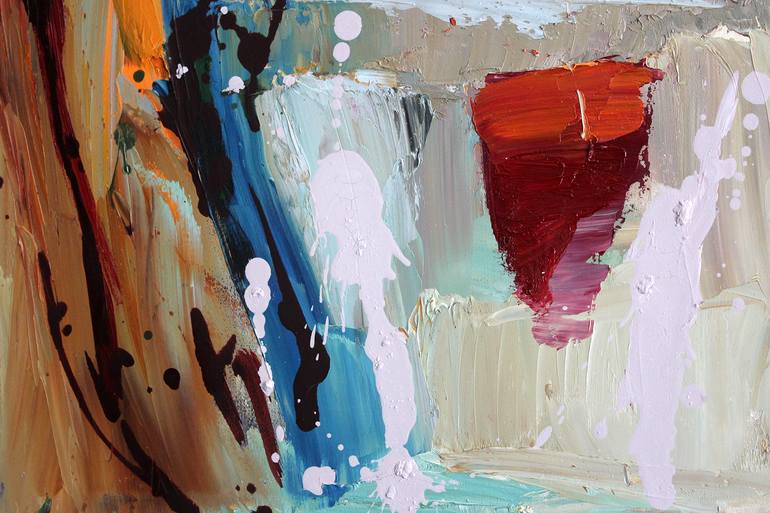 Original Conceptual Abstract Painting by Ona Lodge