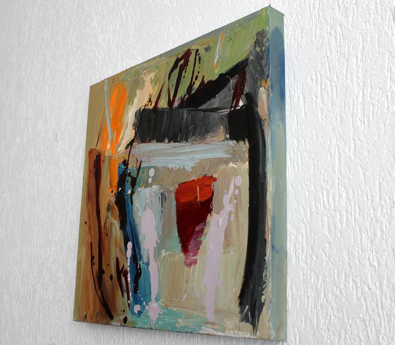 Original Conceptual Abstract Painting by Ona Lodge