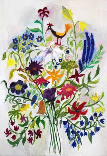 Print of Floral Paintings by Ona Lodge