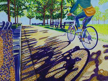 Original Fine Art Bicycle Paintings by Judy Lew Loose
