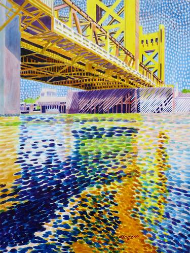 Original Fine Art Cities Paintings by Judy Lew Loose