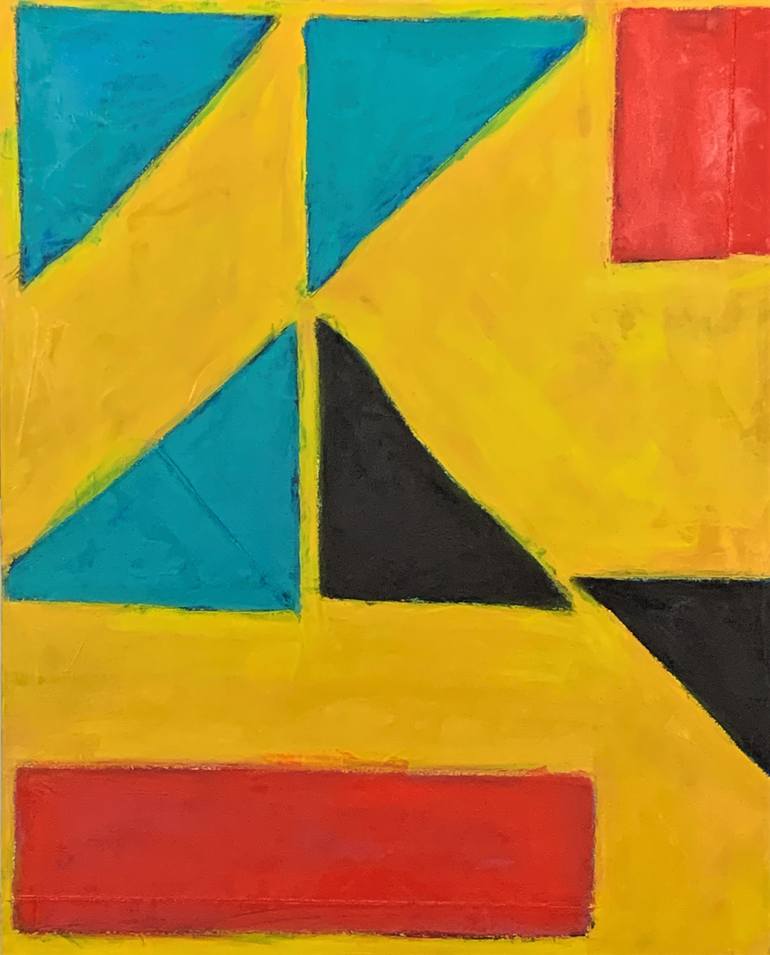 Original Modernism Abstract Painting by Van Bankston