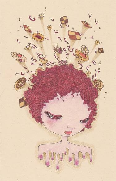 Print of Illustration Food & Drink Drawings by Yumiko Awae