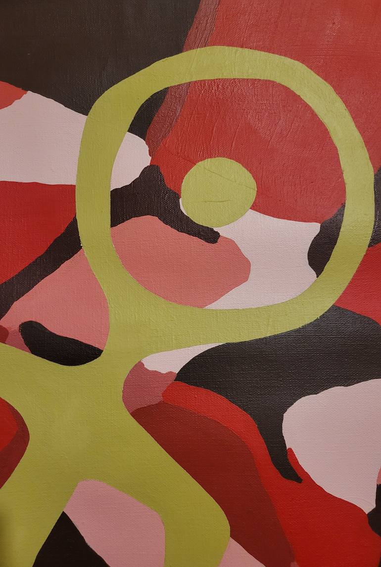 Original Abstract Painting by Yumiko Awae