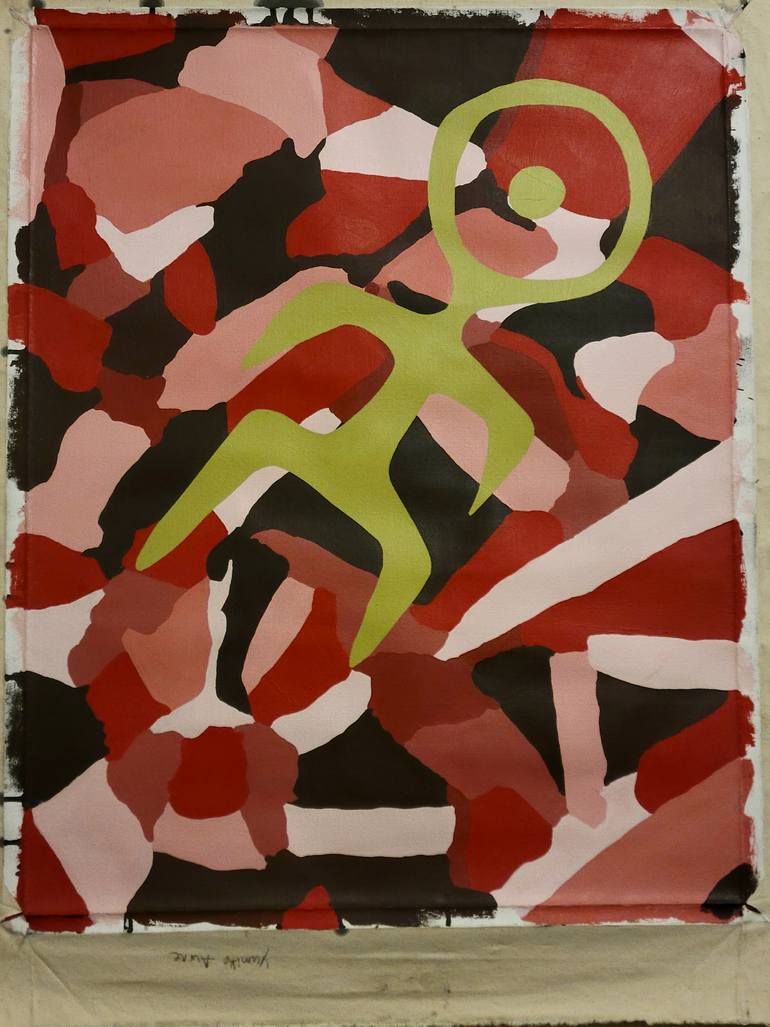 Original Abstract Painting by Yumiko Awae