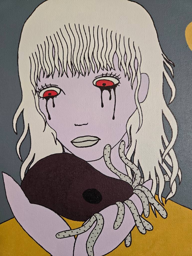 Original Illustration Nature Painting by Yumiko Awae