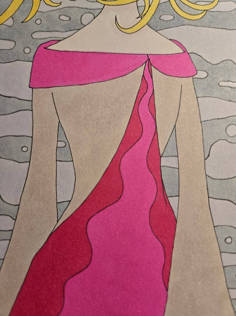 Original Illustration People Drawing by Yumiko Awae