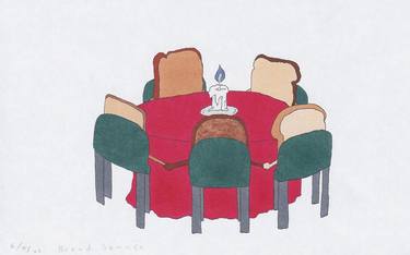 Original Illustration Humor Drawing by Yumiko Awae