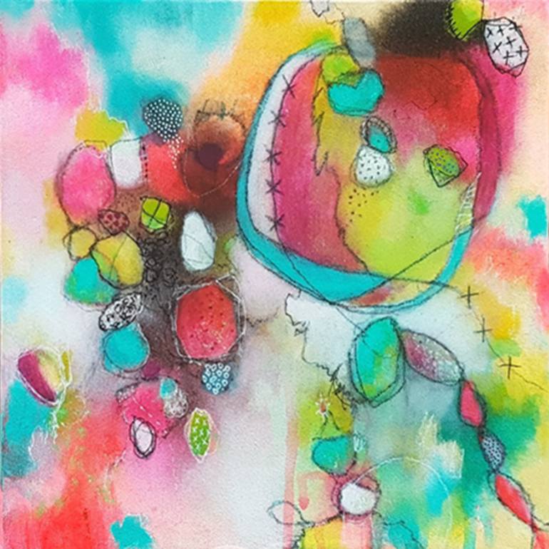 Candy & Chains Painting by Maureen Whitaker | Saatchi Art