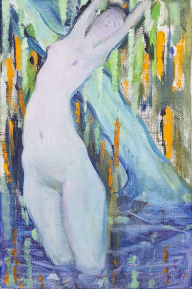 Original Abstract Women Painting by Timur Kulmakhanov