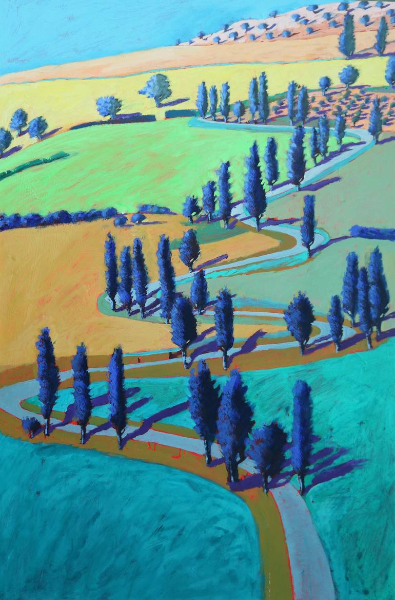 Tuscany Painting by Paul Powis | Saatchi Art