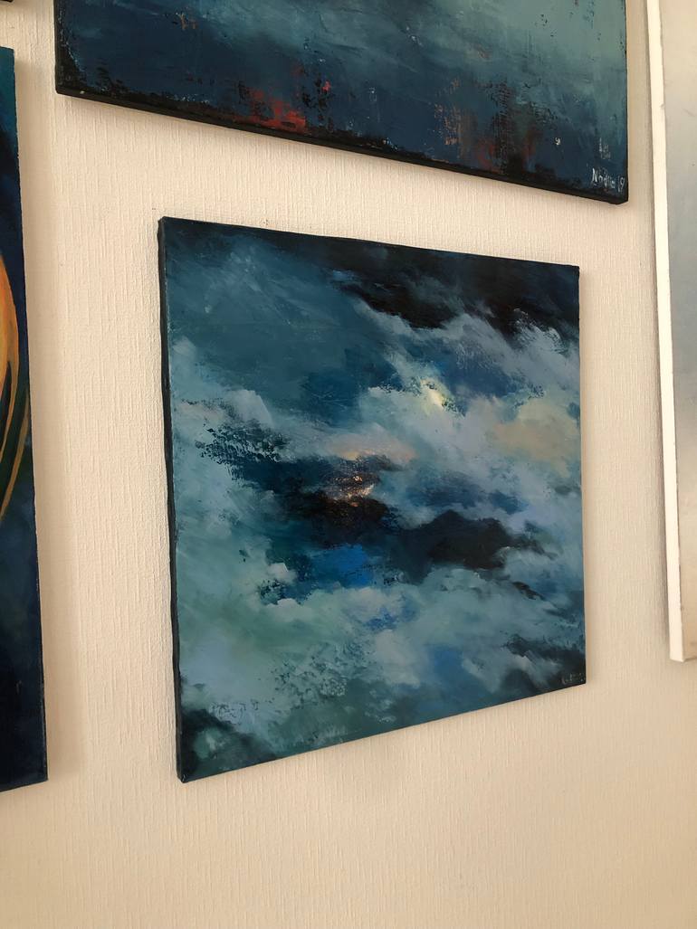 Original Abstract Expressionism Abstract Painting by Nadiia Rom