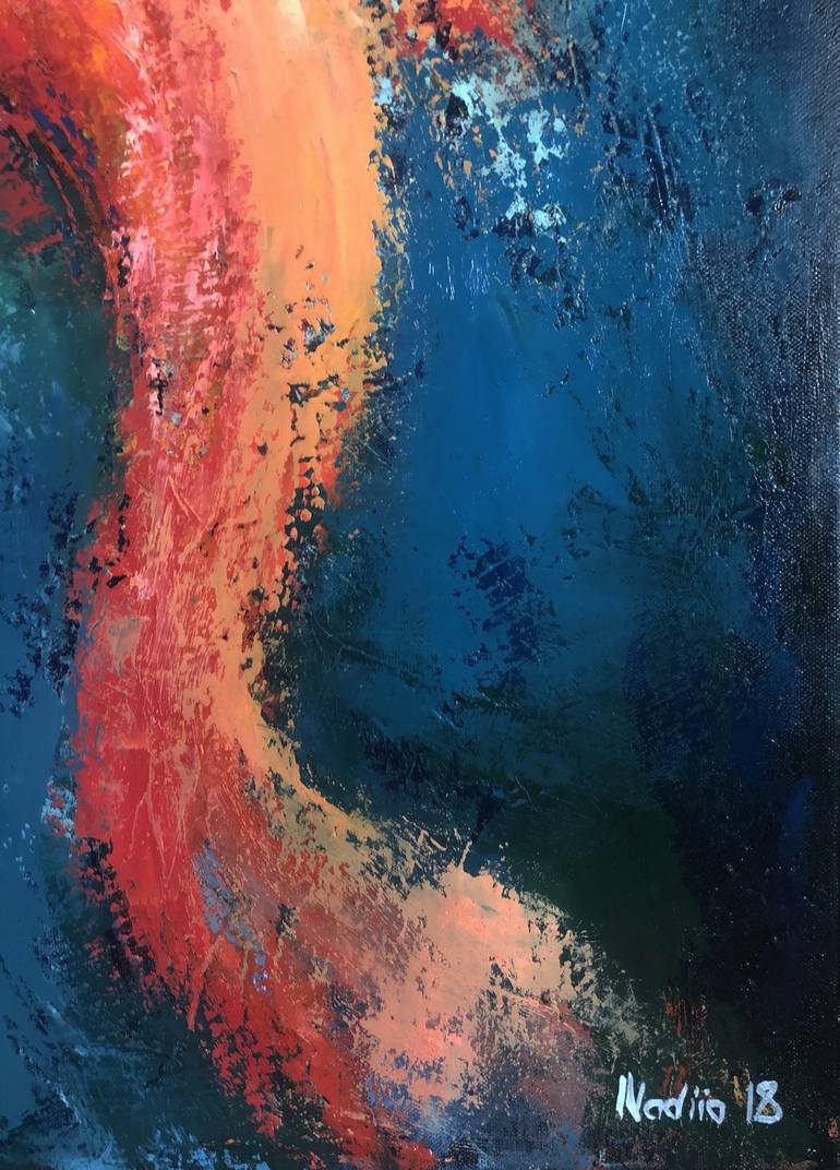 Original Abstract Painting by Nadiia Rom