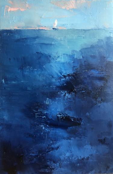 Print of Abstract Water Paintings by Nadiia Rom