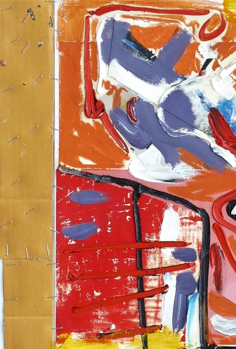 Original Abstract Painting by Karl-Karol Chrobok